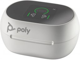 Poly Voyager Free 60+ UC White Touchscreen Charge Case for BT700 USB-C Adapter