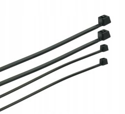 PLASTROL OPASKA PLASTIKOWA CZARNA 3,6 x 250mm 100szt.