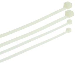 PLASTROL OPASKA PLASTIKOWA BIAŁA 4,8 x 200mm 100szt.