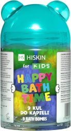 HISKIN for Kids Happy Bath Time Kule do kąpieli - Miś 9 sztuk