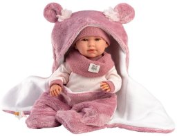 Llorens 74130 Lalka bobas płacząca Mimi 42 cm z kocyko-przewijakiem