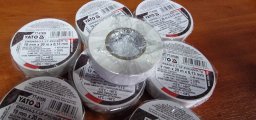 YATO TAŚMA ELEKTOIZOLACYJNA 19mm x 20m BIAŁA