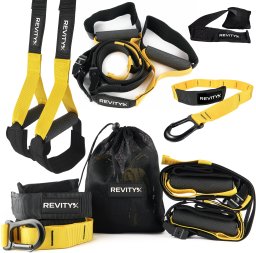 Taśmy do ćwiczeń TRX Revity Gravity Tainer podwieszane pasy treningowe z akcesoriami