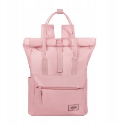 American Tourister Urban Groove Pastels Roll Top Backpack Pastel Pink