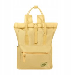 American Tourister Urban Groove Pastels Roll Top Backpack Pastel Yellow