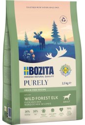BOZITA Purely łoś karma bezzbożowa dorosłe psy 2,5 kg