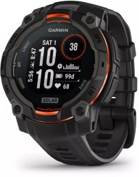 Zegarek sportowy Garmin Instinct 3 Solar - 45mm Czarny (010-02934-00)