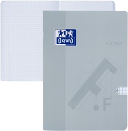 Zeszyt A5 60 kartek w kratkę fizyka przedmiotowy soft touch OXFORD