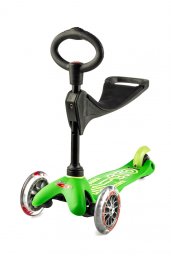 Micro Trójkołowa hulajnoga/jeździk Mini 3w1 Deluxe Green