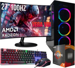Komputer Adronix ZESTAW RYZEN GAMER MASTER 7|RYZEN 7|VEGA 8|32GB|1TB|WI-FI|WIN 11