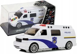 LeanToys Auto Policja z naciągiem ze światłami i dźwiękiem