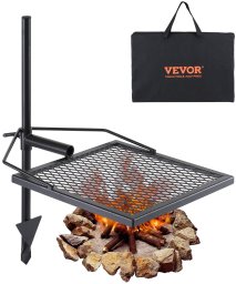 Palenisko grill ruszt ogniskowy ogrodowy wiszący kwadratowy przenośny+torba