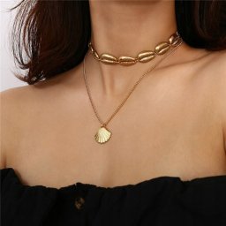 NASZYJNIK CHOKER CELEBRYTKA DŁUGA BOHO ZŁOTY 40