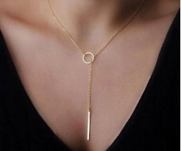 NASZYJNIK CHOKER CELEBRYTKA DŁUGI BOHO ZŁOTY 23