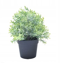 ITIMPORT SZTUCZNA Roślina W DONICZCE REALISTYCZNA 20cm ŁADNA KRZACZEK ROZMARYN