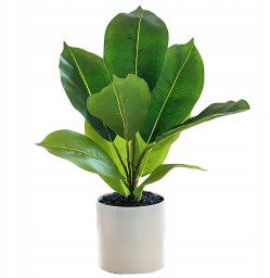 ITIMPORT SZTUCZNA Roślina W DONICZCE REALISTYCZNA 34cm Fikus FIGOWIEC DEKORACJA