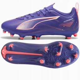 Puma Buty Ultra 5 Play Jr FG/AG r. 38 fioletowo-różowe