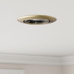 vidaXL Lampy Zestaw 6 Mosiężne Metal 9 cm Lampy wpuszczane Okrągłe