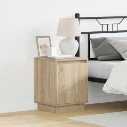 vidaXL Stolik nocny Dąb Sonoma Drewno inżynieryjne 39 x 34,5 x 50 cm