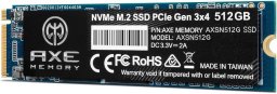 Dysk SSD AXE MEMORY 512 GB NVMe M.2 2280 PCIe Gen 3x4 (AXSN512G)