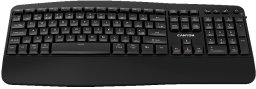 CANYON Klawiatura HKB-W6 Bezprzewodowa Ergonomia Czarna