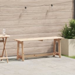 ławka ogrodowa 119x35x47 cm z litego drewna sosnowego