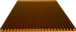 Poliwęglan komorowy 1000x1050, brązowy 10 mm