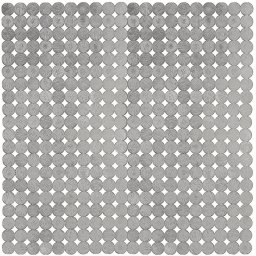 Kleine Wolke KLEINE WOLKE Mata antypośl. Sign Silver 55x55 cm