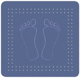 KLEINE WOLKE Foot Mata bezp. do wanny niebieski