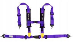 Pasy sportowe Slide V2 Fioletowe 4P 2" E4