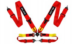 Pasy sportowe Slide V2 Quick Czerwone 4P 3"