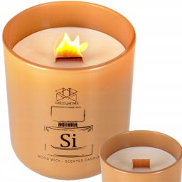 Świeca w szkle Si (kolor szkła złoty ) SW004 DECO4HOME