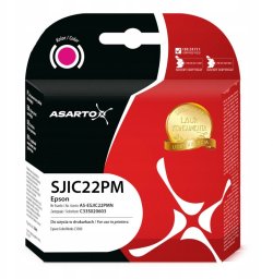 Tusz Asarto do Epson SJIC22PM | C33S020603 | 34ml | magenta