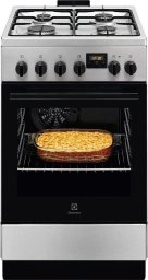 Electrolux 500 SurroundCook 57 L width 50 cm stainless steel - Electric cooker with gas hob