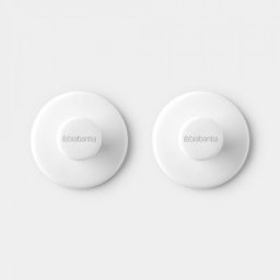 New! BRABANTIA ReNew bathroom towel racks 2 pcs. White 280344