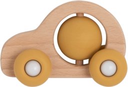 New! Baby's only wooden toy car 0+ Ochre BO-860.853.017.50