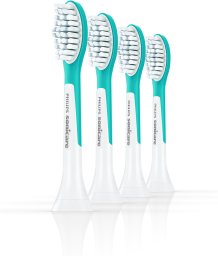 New! Sonicare for Kids toothbrush head 4 pcs 7+ years HX6044/90