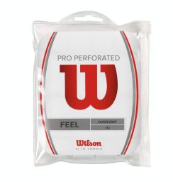 Wilson Pro Overgrip Perforated grip, white, 12 pcs.