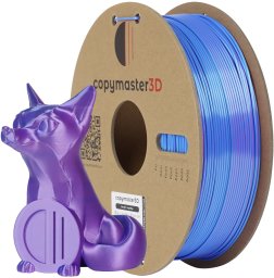 Copymaster3D Duo-Silk filament for 3D printer, 1.75 mm, purple/blue