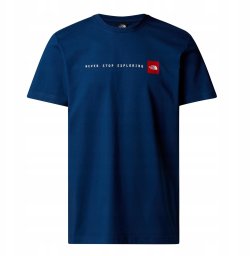 The North Face S/S Never Stop Exploring Tee NF0A87NSD1R Granatowe L