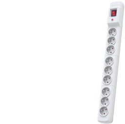 Przedłużacz elektryczny Listwa zasilająca antyprzepięciowa ARCON Multi M9 na 9 gniazd 2P+Z z wyłącznikiem szara 1,5m