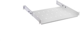Półka regulowana do szafy RACK 19 cali 1U 350mm szara