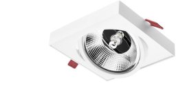Oprawa Podtynkowa Ruchoma GU10 ES111 Kwadrat Biała Carpi LUMILED