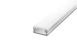 Profil STEPLUX 1m podłogowy + klosz KLIK niski (do taśmy led o szerokości max 12mm) anodowany