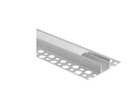 Profil GN03 natynkowy anodowany +klosz mleczny 3m