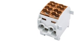 Simet Blok rozdzielczy-odgałęźny Al/Cu SCB 25-2 (80120) SIMBLOCK jednobiegunowy 2x25mm2 brązowy 81505015