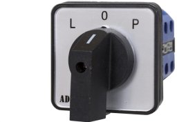 ŁĄCZNIK KRZYWKOWY 20A LEWO PRAWO TABLICOWY IP65 LT/20/L0P