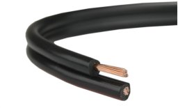 Przewód głośnikowy SMYp 2x0,75 czarny CU miedź Mercor /100m/