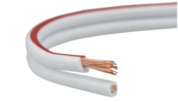 Przewód głośnikowy SMYp 2x0,35 biały CU miedź Elektrokabel 100m