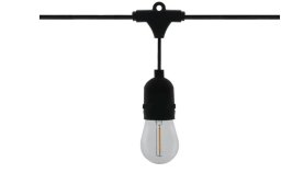 LEDOM Girlanda ogrodowa E27 5m + 10 x E27 1W